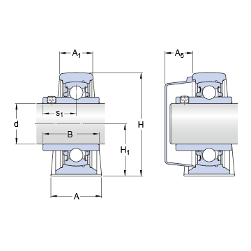 SY 35 TDW SKF Bearing Units