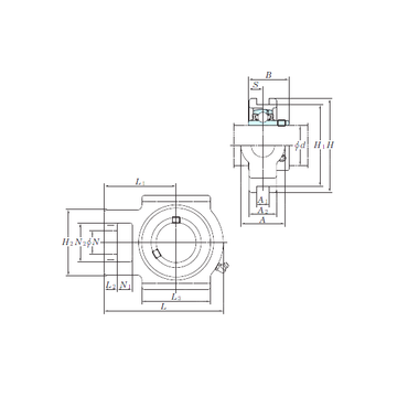 UCT211-35 KOYO Bearing Units