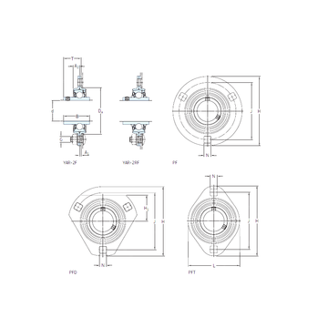 PF 50 FM SKF Bearing Units