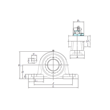 UKP217 KOYO Bearing Units