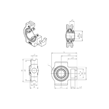 UKT328H SNR Bearing Units