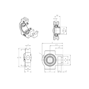 UST206 SNR Bearing Units