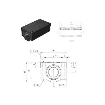 SC40WN-B Samick Linear Bearings