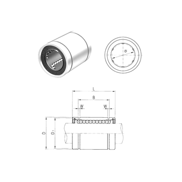 LM25UU Samick Linear Bearings