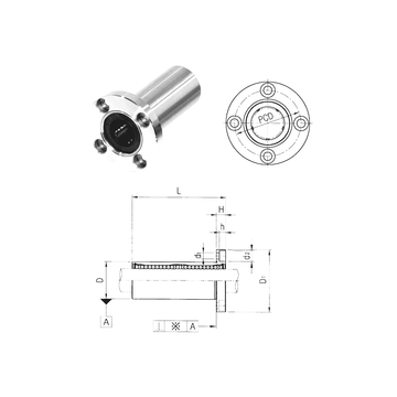 LMF35L Samick Linear Bearings