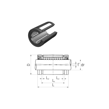 LMBS32OP Samick Linear Bearings