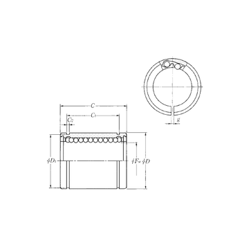 KLM20SLL NTN Linear Bearings