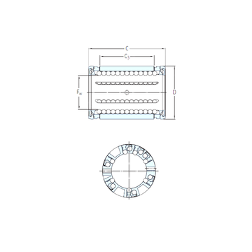 LBCR 25 A-2LS SKF Linear Bearings