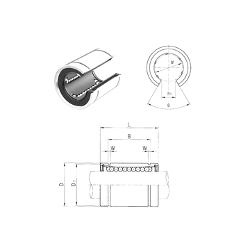 LME16UUOP Samick Linear Bearings